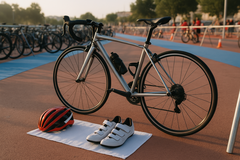 Checklist de carrera: qué llevar y cómo montar la transición en triatlón